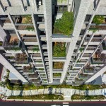 建築立面陽臺與露臺垂直綠化 實(shí)景圖