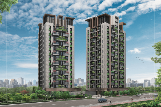 新業(yè)建設(shè)2023年驚艷新作，攜手國(guó)際金獎(jiǎng)大師－楊家凱 建築師，共同孕育臺(tái)中北屯獨(dú)一無(wú)二的地景美學(xué)。