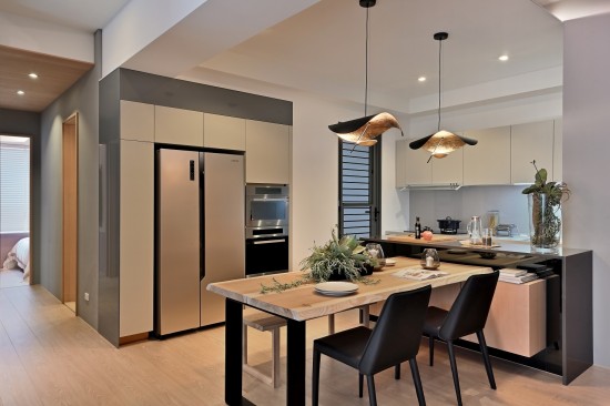 你也同樣享受著餐廚時光嗎？兼顧實(shí)用性及美學(xué)的空間，讓人迎來舒適的視覺饗宴後開心掌廚！