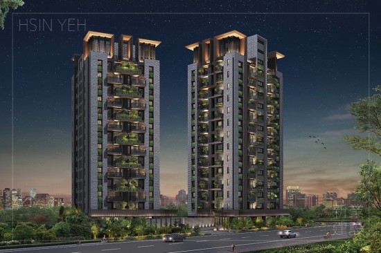 『新業(yè)14期 大塊藏硯』位於臺中北屯區(qū)，盡藏馥綠之美，近享繁華之最，磅礡四季造景，離塵不離城，打造高質(zhì)感家居。