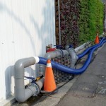 為保障地下室施工期間的安全，將抽出的地下水提供給有需要的中科產(chǎn)業(yè)及附近的住戶。