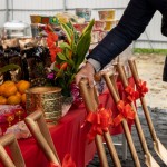 懷抱著感恩於天地的心，新業(yè)建築團隊於2/23良辰吉時，舉行大塊森濤開工典禮。