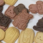 不同造型及口味的手工餅乾，香噴噴地出爐了！迦南園的手作餅乾使用天然色素：紅麴、巧克力、香草、南瓜，不加防腐劑與添加物，老少咸宜。