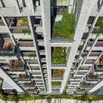 臺(tái)中首座宜居建築-新業(yè)「大塊森鄰」引領(lǐng)建築新革命，座落臺(tái)中單元二低密度區(qū)，創(chuàng)新規(guī)劃「樹島陽臺(tái) × 四季合院 × 垂直森林」，讓綠意走入生活空間。