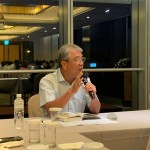 新業(yè)建設(shè)名譽(yù)董事長－穆椿松先生出席指導(dǎo)，勤勉並感謝所有辛苦的同仁，讓新業(yè)「講究」的職人哲學(xué)，在心裡紮根。