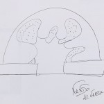 來自西班牙雕塑家–Nando Alvarez的手稿，輕盈流動的圓弧，搭配波浪造型，就像是一座拱橋，串聯(lián)著東西方的文化與共存。