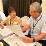 新業(yè)建設(shè)創(chuàng)辦人 穆椿松先生 與各部門主管一同參與，凝聚成長的養(yǎng)分，攜手同行。