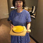 熱騰騰的的檸檬塔完成囉！