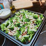 健康蔬食料理美味上桌！緩解了甜食的甜膩。