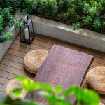 四季合院以四季為設計主題的露臺，不同的主題造景與高度視野，創(chuàng)造各具特色的空間感受，歡迎住戶走出家門，與鄰里在此一同小歇談心，就像是過去三合院前的「埕」，總是滿載著人們的笑語，和溫暖人情。