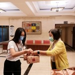 感謝大塊藏硯住戶的蒞臨，客服人員與住戶間暖心的問候，揭開說明會序幕。