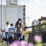 等待餅乾烘烤的時(shí)間，新業(yè)家族手牽著手至鄰近的二分埔、水湳生態(tài)公園漫步享受午後日光，貼近生態(tài)綠意。