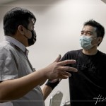 從日常聊到未來，客戶在會後向工務(wù)主任深聊，一來一往之間彷彿一筆一劃描繪關(guān)於未來「家」的想像。