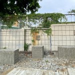 灌漿之後的雛形，彷彿為街道家具填滿靈魂，就只差外型的佈置及修飾了！