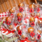 致上傳統(tǒng)零嘴—幸福糖葫蘆，純天然手工製作，使用當季水果，無添加化學硬化劑，甜而不膩的滋味迎接新年。