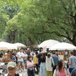 感謝當(dāng)日趕集的每一位好友，循著那一抹春日風(fēng)光，為靜謐的綠色隧道，留下一片歡樂的景色。