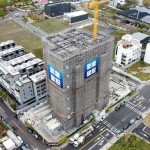 隨著『大塊森鄰』每一日提升的廣度與高度，在2020年12月下旬也順利迎來上樑儀式，象徵完工在即，邁向新的里程碑。