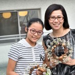 獨一無二的專屬花圈完成囉~為居家來點浪漫點綴吧！