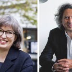 1991年創(chuàng)辦MVRDV的Nathalie de Vries（左）與伊朗裔哈佛設(shè)計(jì)學(xué)院院長(zhǎng)Mohsen Mostafavi是2018WAF評(píng)委。圖／MVRDV、Harvard，瘋設(shè)計(jì)合成