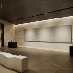 公設(shè)規(guī)劃竹南首座社區(qū)私人美術(shù)館，以藝術(shù)為生活落款，營造美感薰陶的日常氛圍。(圖為 新業(yè)恆一 公設(shè)3D示意圖)